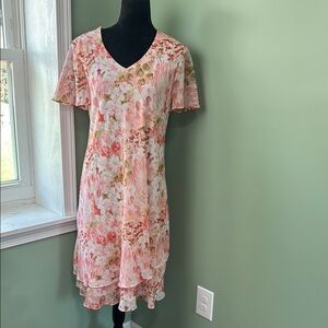 R&M Richard’s pink floral dress 14